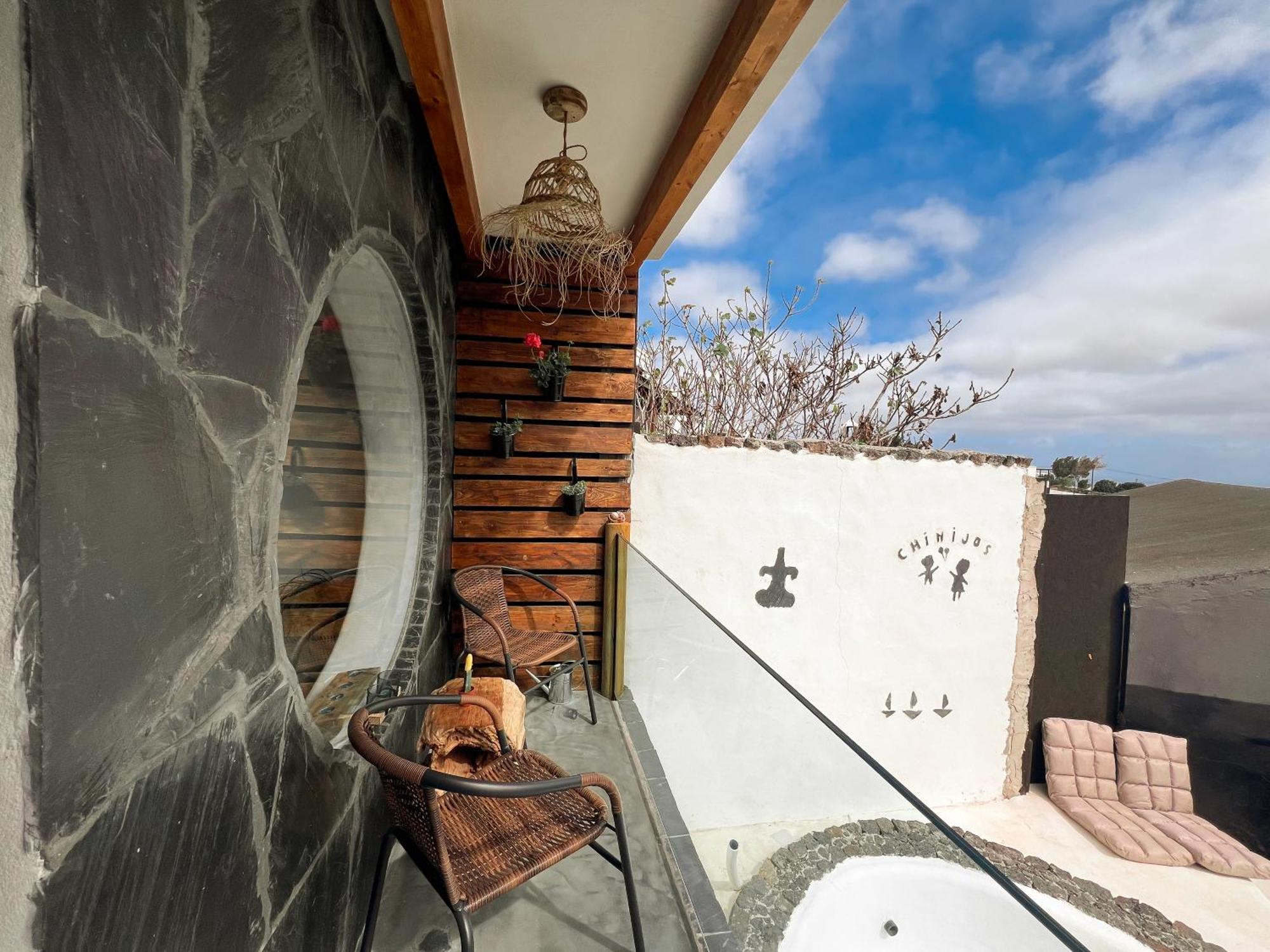 Casita Mis Chinijos Con Jacuzzi O Minipiscina Apartment La Asomada  Exterior photo